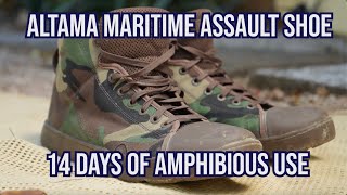 Altama Maritime Assault Shoe  14 Days of Amphibious Use [upl. by Aileon20]