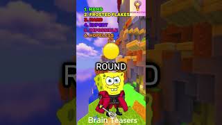 Can you beat SpongeBob’s Quiz 🧽❌🤯😳 spongebobsquarepants spongebob quiz brainteasers shorts [upl. by Hanah]