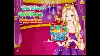 Barbies Glittery Cupcake Game  Cooking Games [upl. by Inail]