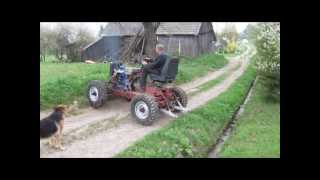 Traktor własnej roboty Sam 4x4 homemade tractor домашнее трактора [upl. by Savina40]