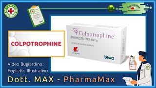 ❓ Cosè il 💊 Farmaco COLPOTROPHINE Dottor MAX PharmaMAX 👔 ᗪᖇ ᗰᗩ᙭ [upl. by Chemar]