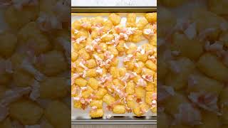 5 Ingredient Appetizer Loaded Tater Tots 😋 recipes shorts [upl. by Latea]