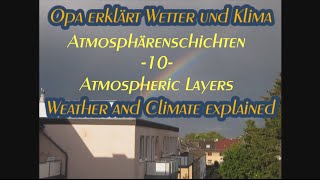 Atmosperic Layers  Atmosphärenschichten  10  Wetter  Weather [upl. by Nimaynib]