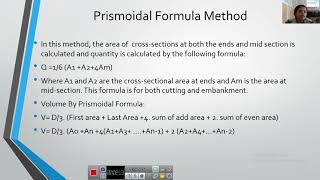 Estimating Costing earthwork computation by Prismoidal Formula and Trapezoidal formula [upl. by Mansoor]