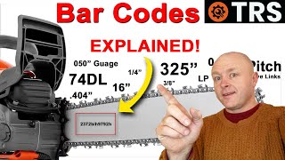 Chainsaw Bar Codes Explained  Know Before ordering new Chainsaw Bar by Craig Kirkman [upl. by Matilda]