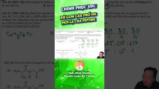 Khi phân tích nguyên tố của một dipeptide X thu được phần trăm khối lượng của các nguyên tố như sau [upl. by Solram]