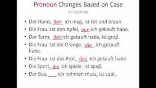 Relative Pronouns in German Part Two [upl. by Ellekcim]