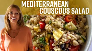 Mediterranean Couscous Salad  Kathys Vegan Kitchen [upl. by Garlaand]