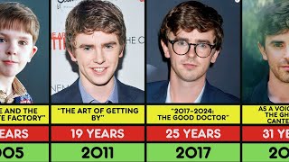 Freddie Highmore Transformation From 7 to 32 Years Old [upl. by Ayotl]