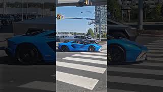 Lamborghini vs Cybertruck🔥 car lamborghini shortsvideo shortvideo shorts tesla cybertruck [upl. by Grefe]