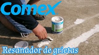 Como resanar grietas en loza comex [upl. by Finstad]