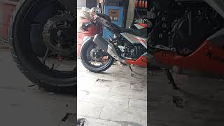 Hijau dan orange shortsvideo ninja250fi [upl. by Llenrev]