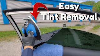 Best way to Remove window Tint Fast [upl. by Seravat]