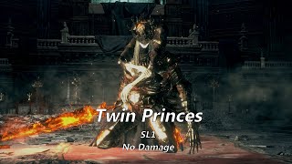 Dark Souls 3 Twin Princes SL1 No Damage [upl. by Cherilyn]