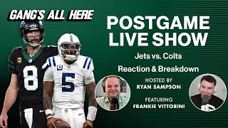 Jets vs Colts Week 11 Postgame Live Show  Gangs All Here [upl. by Lu]