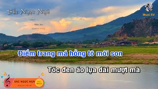 SẮC NGỌC NGÀ  HỮU TRÍ Guitar beat solo karaoke Muoi Music  Muối SV [upl. by Nels155]