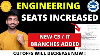 Engineering Seats Increased in Pune  Mumbai Nagpur Region  Engineering Admission Process 2024 [upl. by Nnayrb]