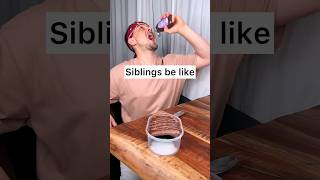 How to share CHOCOLATE ICE CREAM with your sibling properly☺️❤️🍦 CHEFKOUDY [upl. by Beare]