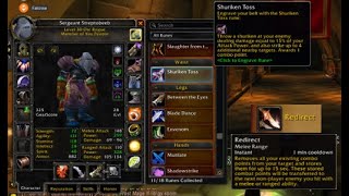 Rogue Rune Guide  How to get Shuriken Toss  Redirect  World of Warcraft SOD [upl. by Chon]