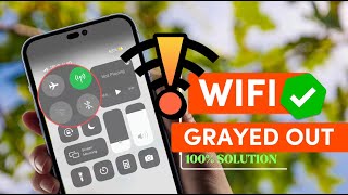 How To Fix iPhone WiFi Icon Grayed Out on iOS 16 [upl. by Vaios]