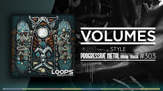 Progressive Metal Drum Track  Volumes Style  180 bpm [upl. by Kere771]