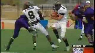 Libertyhill Giddings Football Fumble in 3a Playoff [upl. by Atires]