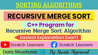 Code for Merge SortTopDown Merge SortMerge Sort in CRecursive Merge sortMerge Sort c code [upl. by Barimah]