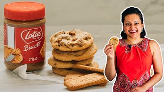 Biscoff Cookies Recipe  HOW TO MAKE With Lotus Biscoff Cookie Butter [upl. by Sontag596]