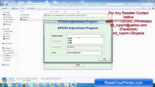 Reset Epson L382L386L486  Epson L382386486 Adjustment Program [upl. by Novaat988]