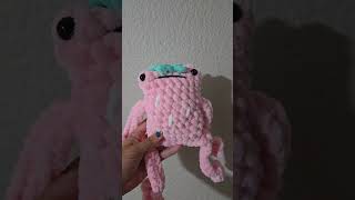 Strawberry Leggy Frog crochet crocheting plushie cute amigurumi [upl. by Forrer]