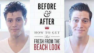 How to Get The Beach Hair Look  Easy Ocean Wave Hair Products  Cremo [upl. by Amadus967]