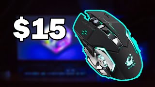 Este mouse gamer solo cuesta 15 USD Umboxing de mouse gamer inalambrico free Wolf [upl. by Cortney876]