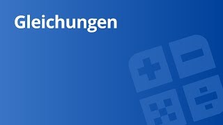 Gleichungen durch Rückwärtsrechnen lösen  Mathematik  Terme und Gleichungen [upl. by Michelsen]