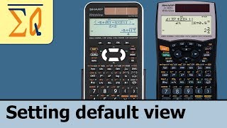 Sharp ELW516 ELW516x ELW516XBSL how to set default decimal view [upl. by Ezri]