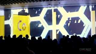 Live 3D Projection Mapping Event at The University of Chicago  Chicago Projection Mapping [upl. by Lotta]