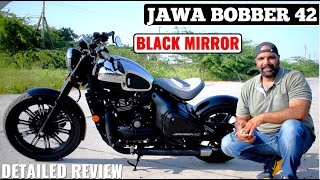 Jawa 42 Bobber Black Mirror  First Ride Experience amp Detailed Review [upl. by Plath739]