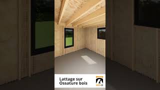 Comment installer un lattage sur une construction en ossature bois [upl. by Edrahc]