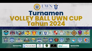 SEMI FINAL  TURNAMEN VOLLY UWN CUP 2024 [upl. by Lenod]