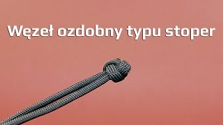 003 Paracord Łatwy do zawiązania quotstoperquot Easy to tie stopper knot [upl. by Chace535]