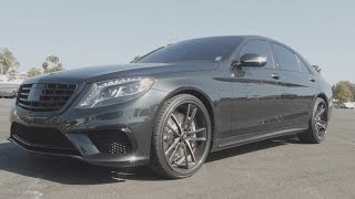 2014 MercedesBenz S63 AMG  Savini Wheels SV51C [upl. by Remark]