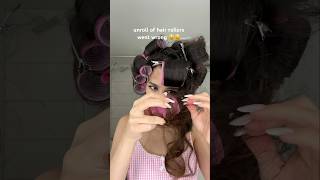 Velcro rollers ripping my hair off 😩what im i doing wrong hairroutine hairrollers hairtutorial [upl. by Ogilvie801]