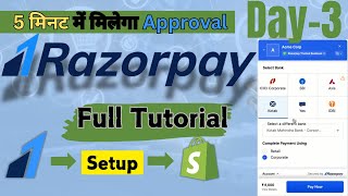 Razorpay Payment Gateway Integration in Shopify  Razorpay पर अपना अकाउंट बनाये बिलकुल Free में। [upl. by Leksehc719]