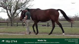 Hip 2744  Made Up  Broodmare by Bluegrass Cat IF to Proxy [upl. by Sontag]