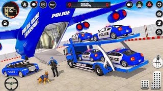 US Police Transport Car Game  New Game  Android Free Gameplay  New Police Game [upl. by Ayhtnic635]