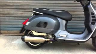 Malossi exhaust Vespa GTS300SS [upl. by Johppa718]