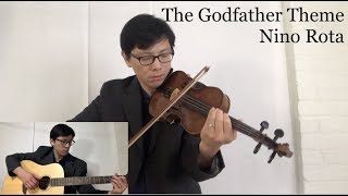 The Godfather Theme Brucia La Terra Violin Guitar Cover [upl. by Ihskaneem]