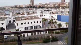 Melia Suites del Mar Alicante room 434  Junior suite Harbour facing [upl. by Ellehcrad]