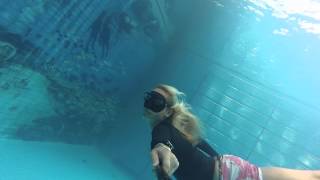 廣瀬 花子 HANAKO INTHEPOOL  with GoPro [upl. by Shoifet]