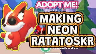 NEON RATATOSKR IN ADOPT ME WINTER EVENT  ratatoskr adoptme [upl. by Aver573]