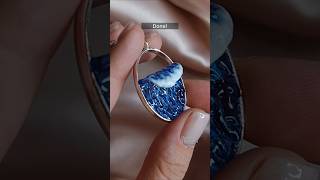 DIY UV Resin Sea Pendant uvresinjewelry jewelrydesign uvresincraft diy [upl. by Ardra]